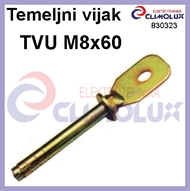 Temeljni vijak TVU M 8x60 s ušicom